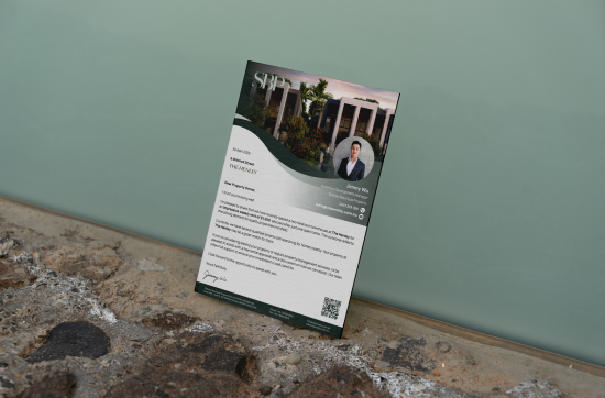 Free Card based on Wall Mockup